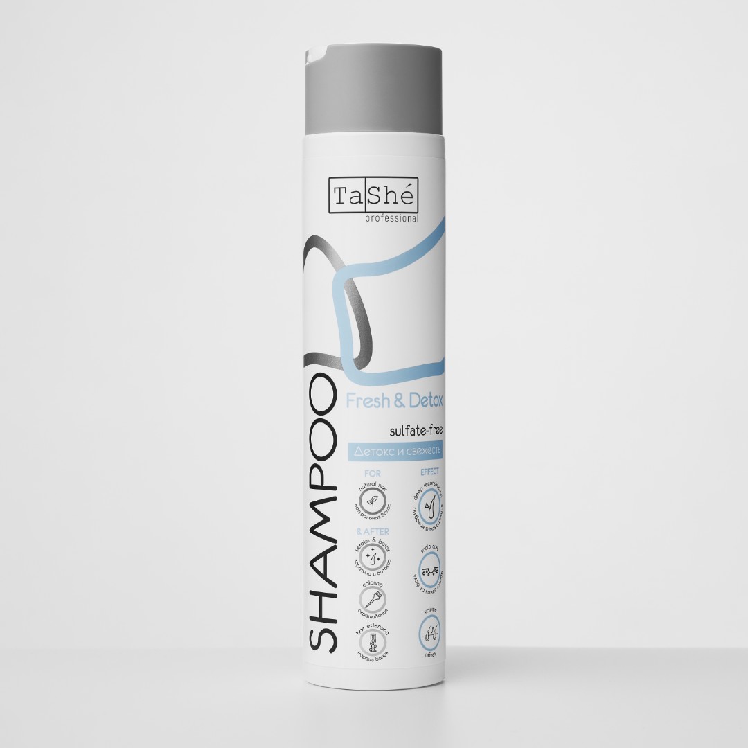 ШАМПУНЬ ДЛЯ ВОЛОС БЕССУЛЬФАТНЫЙ «FRESH & DETOX»